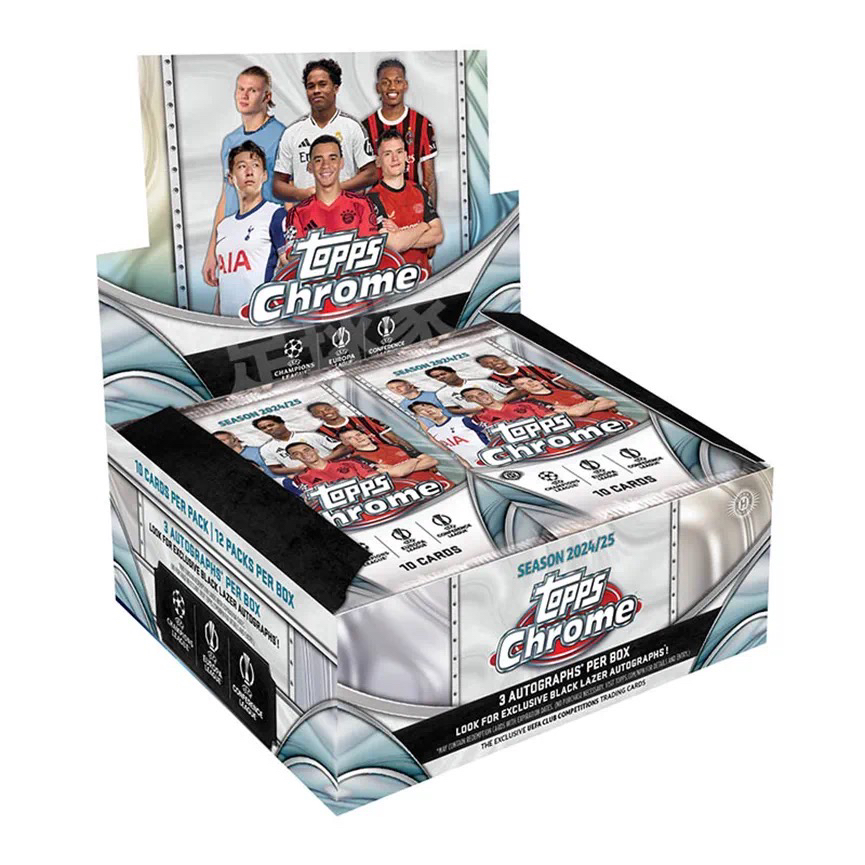 「代拆」2024-25 Topps 欧冠 chrome jumbo 盲盒未成年禁止下单