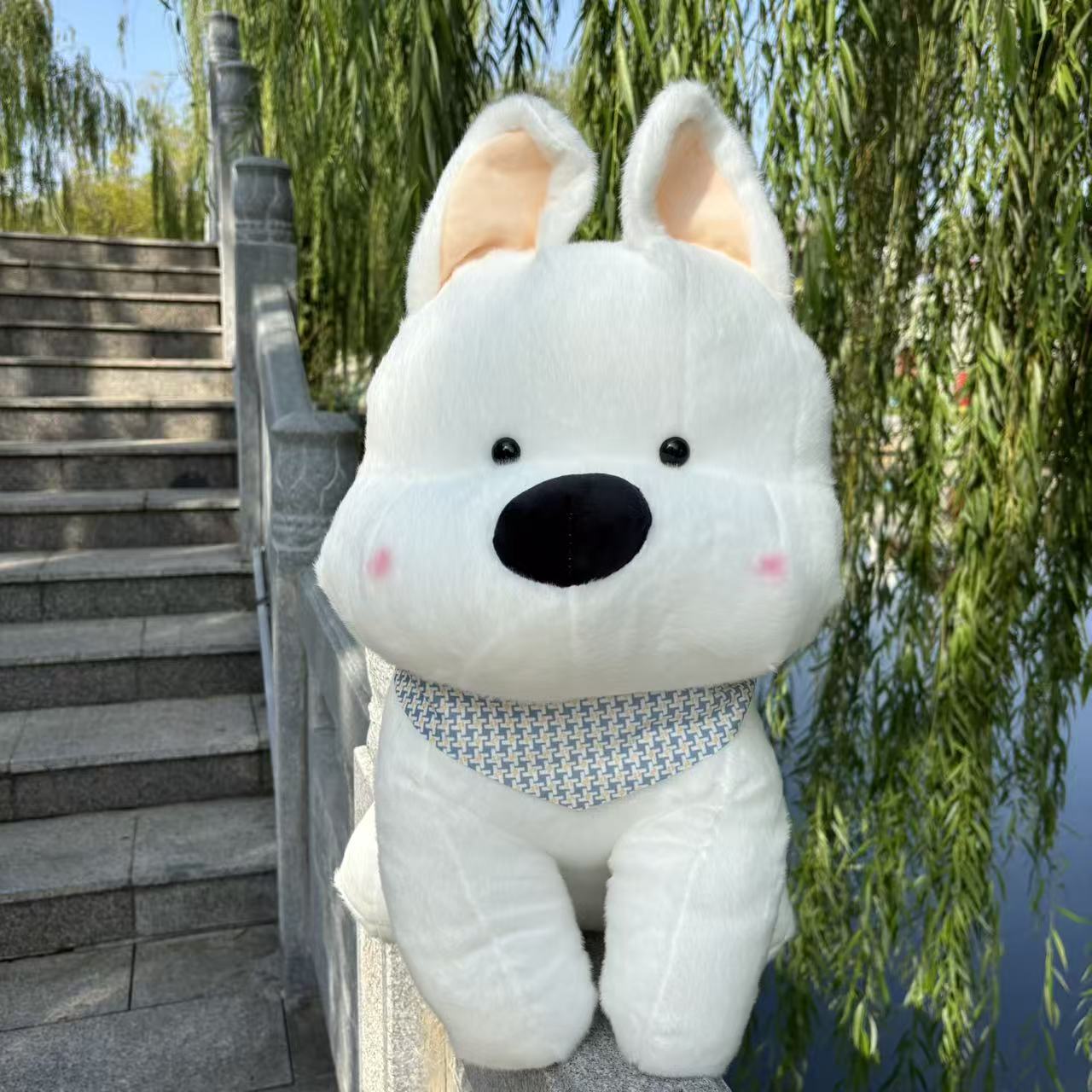 好好星火菀可爱西高地毛绒玩具抱枕1个【40cm】（测量误差2~3cm）   