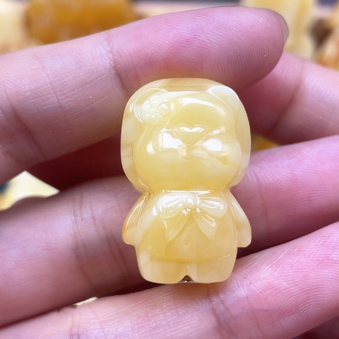 未镶嵌琥珀裸石蜜蜡