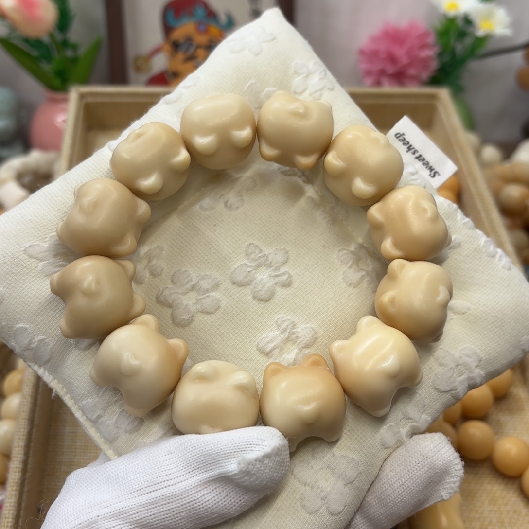 菩提根/象牙果吊坠24+干磨牙果风化柯基603