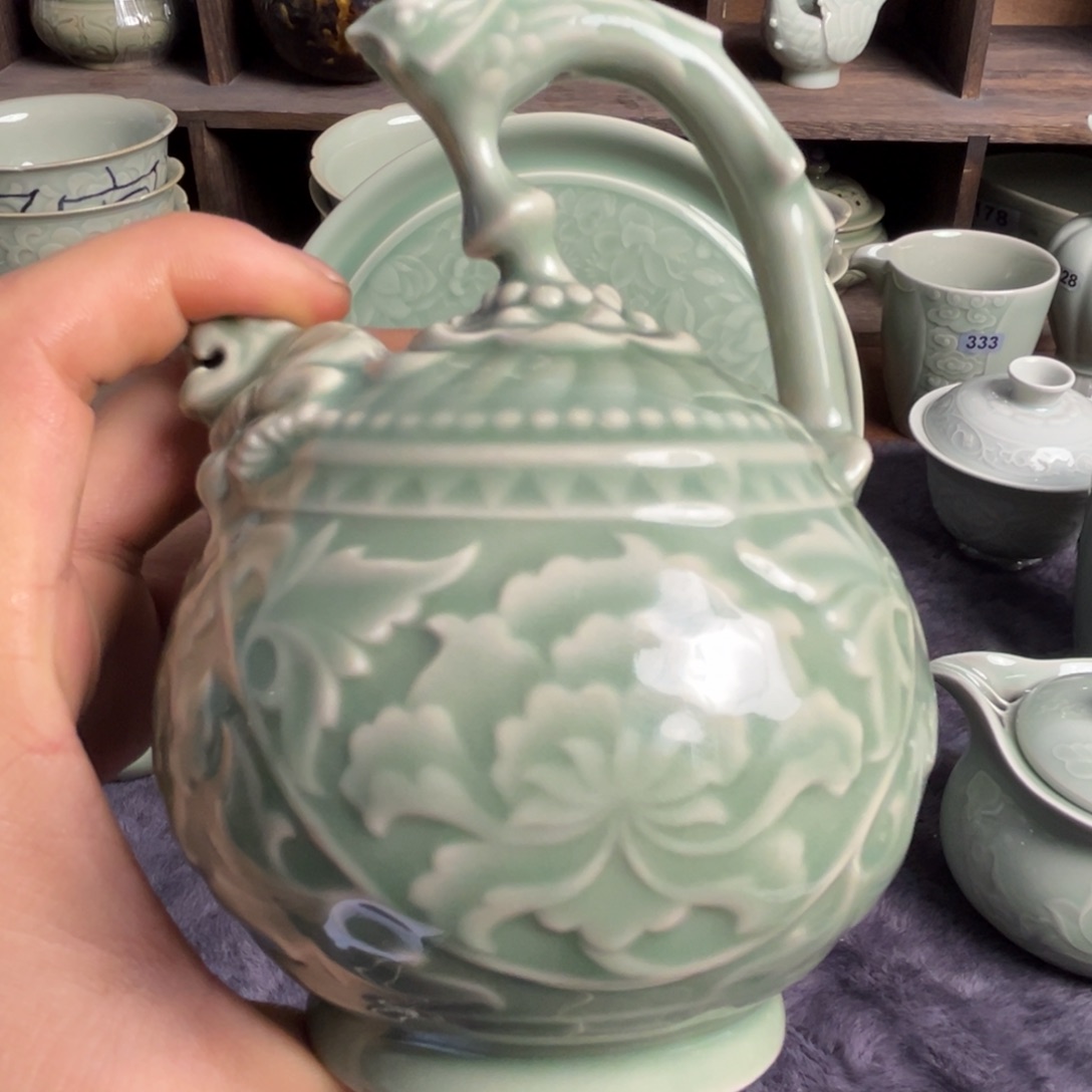 瓷微瑕小号倒流壶特价