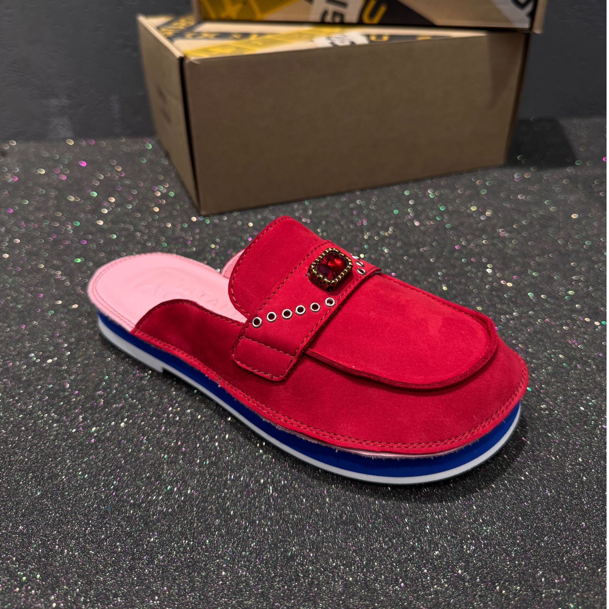 LIATABOU联名GX高端潮鞋春夏新品全真皮舒适透气女鞋TA156032