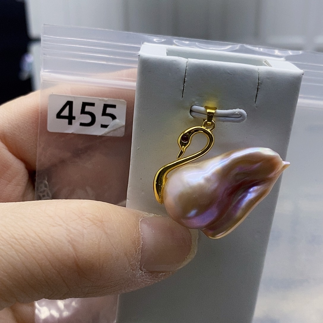 颈饰合金淡水珍珠