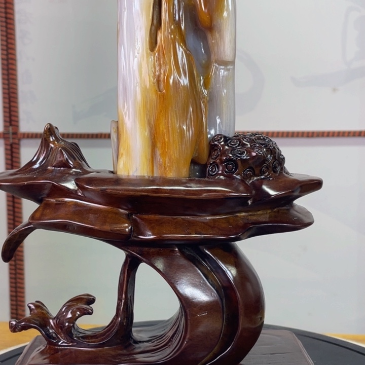 硅化玉未镶嵌珠宝奇石高36