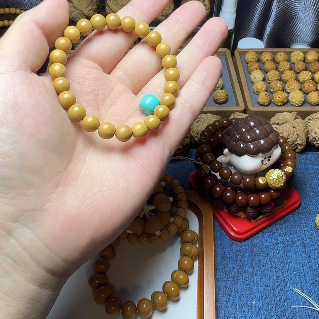 猴头核桃吊坠正园