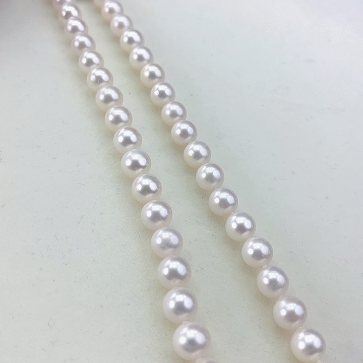 淡水珍珠颈饰银S925镶嵌卡8.5极光冷白高品