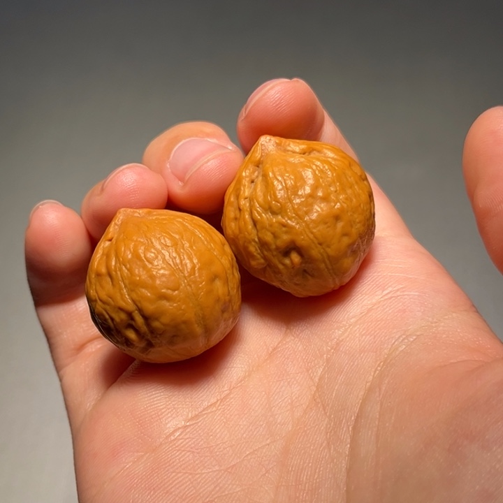 文玩核桃把件奶豆090