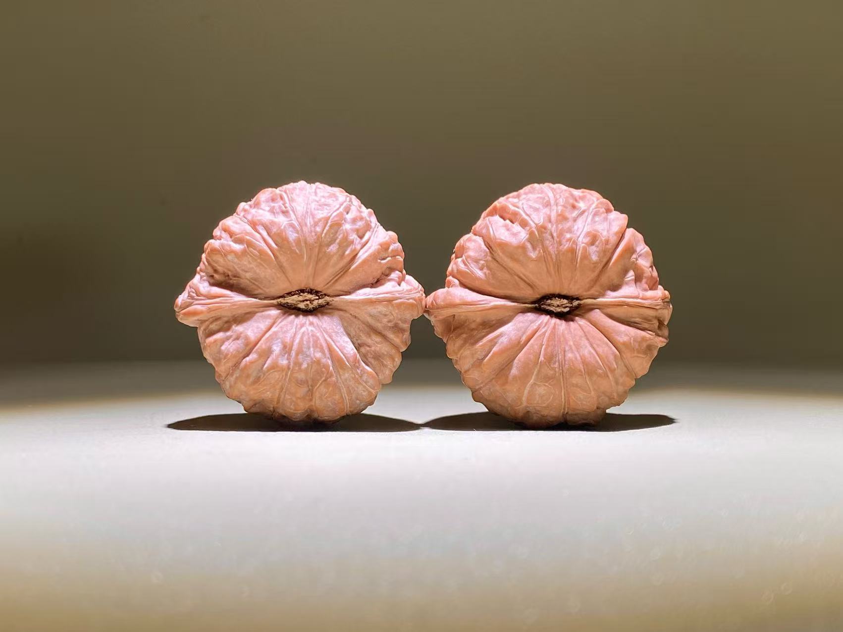 文玩核桃全品南瓜墩儿网红款正圆红皮老树