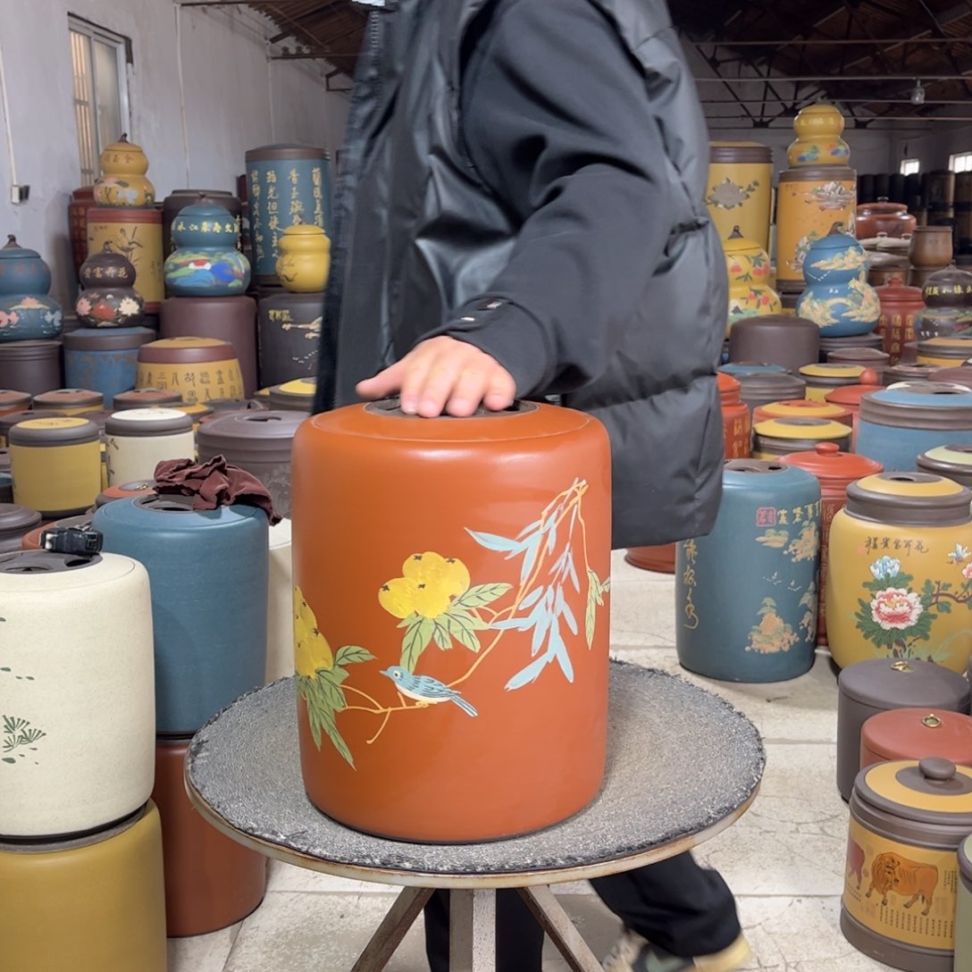 紫砂茶叶罐茶叶罐