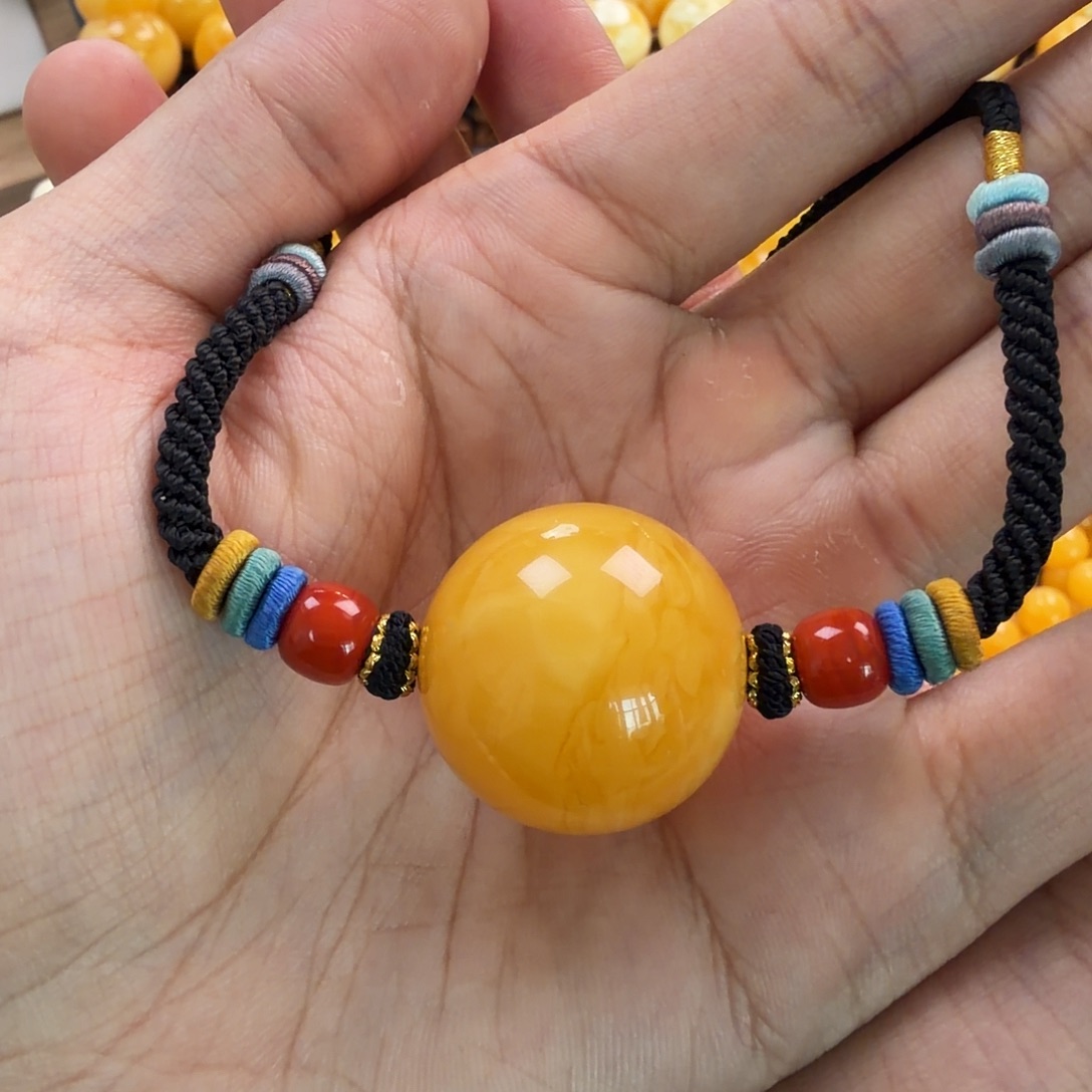 琥珀未镶嵌珠宝奇石26mm