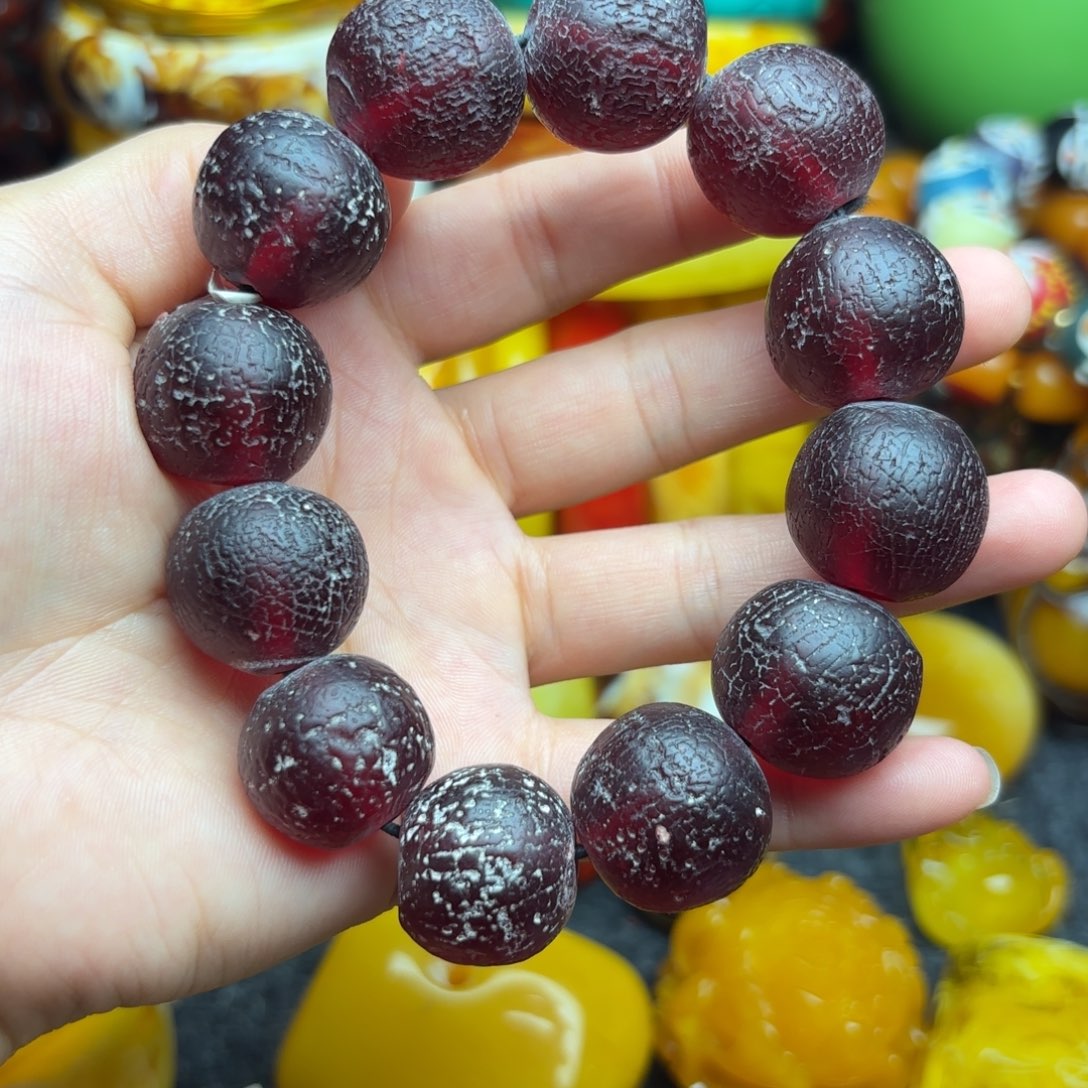 未镶嵌琥珀手串蜜蜡