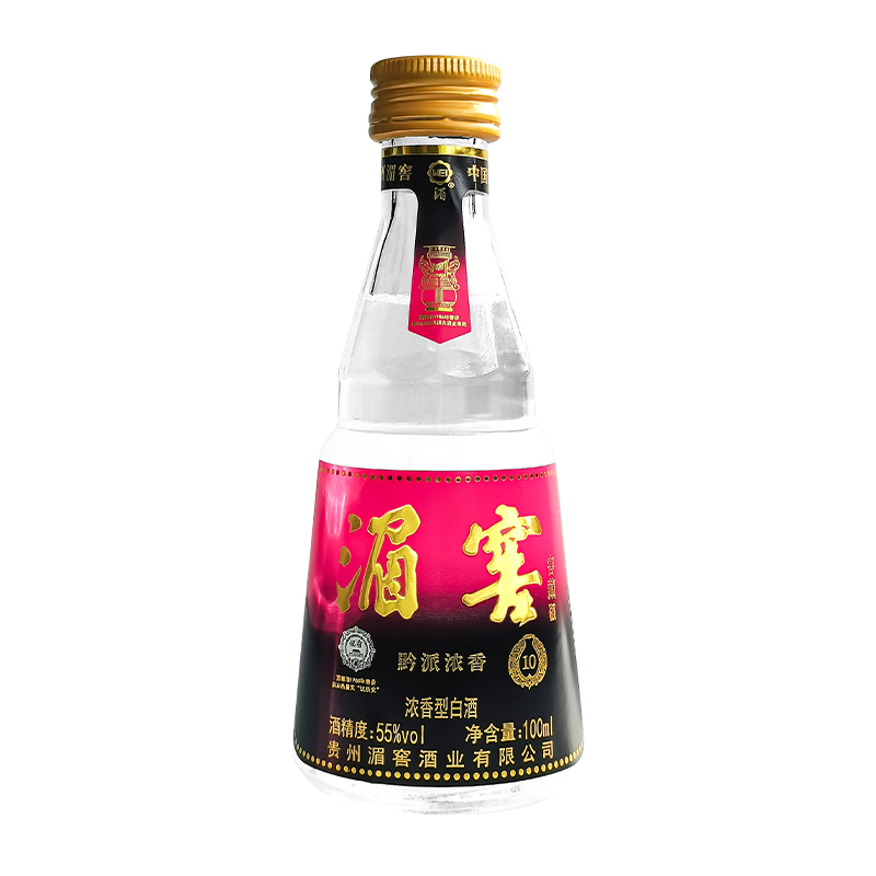 湄窖1瓶优级粮食小酒高度浓香型白酒商务宴请送礼酒水55度100ML