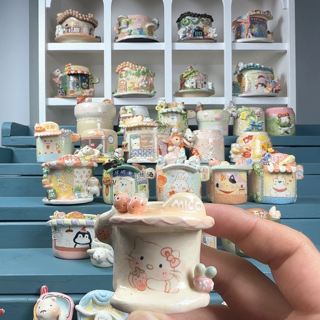 红陶伍*多肉花盆：口径