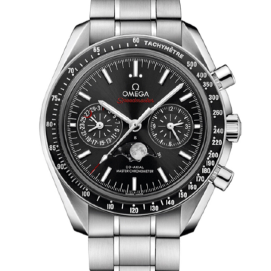 99新 Omega/欧米茄 超霸月相系列/44.25mm/93500/全套男表男士