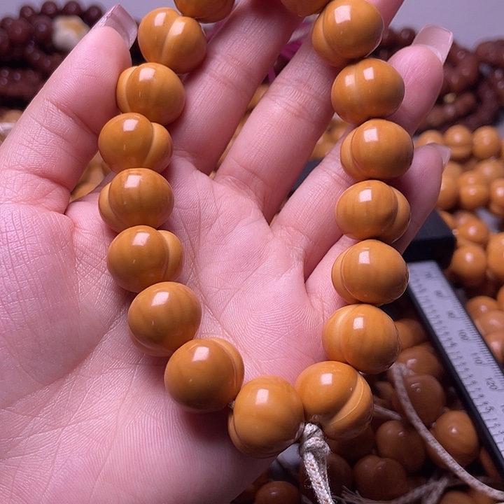 手串猴头核桃16尺寸镜面柯基屁桃手持全品无暇