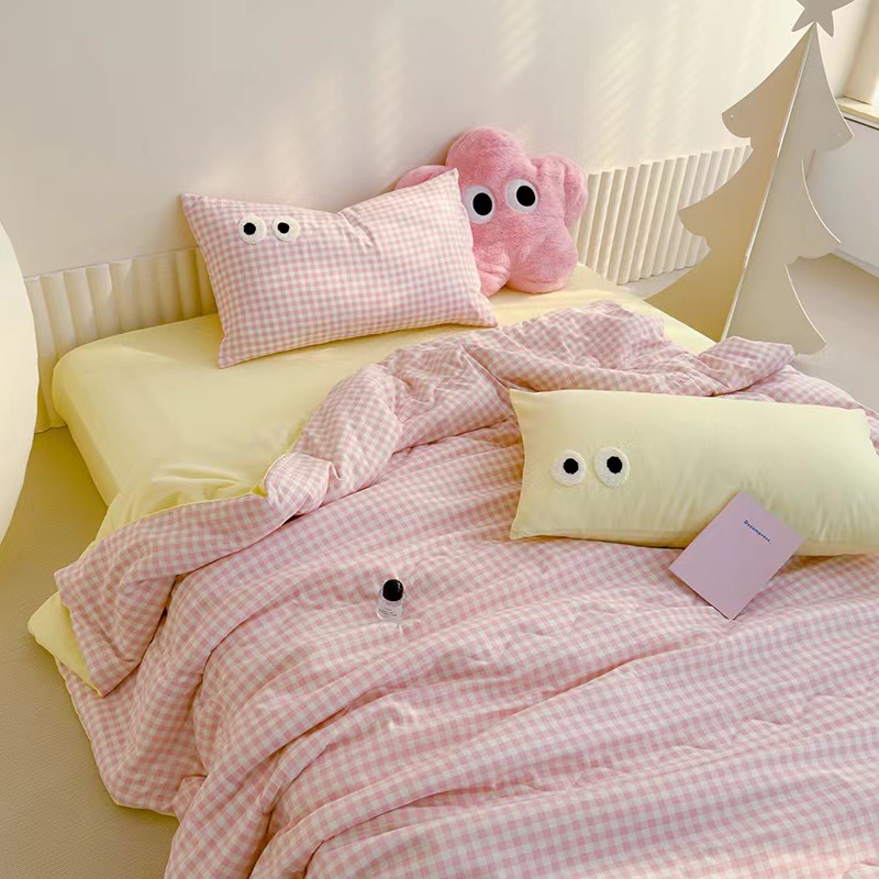 夏凉被刺绣款透气亲肤软糯雪纺学生可爱床上用品被子学生宿舍床品