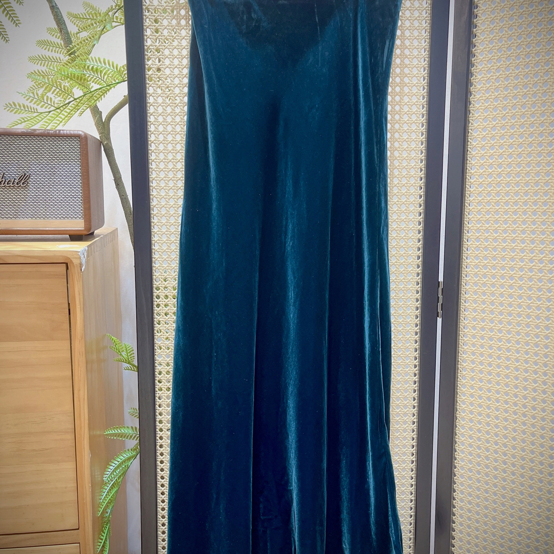 【石南】巨巨巨显瘦真丝丝绒斜裁鱼尾裙国风半身裙网红