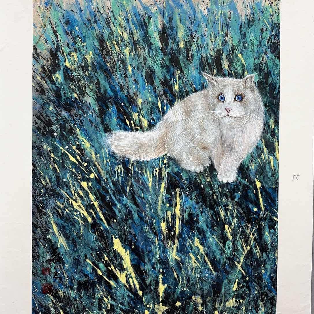 国画国画纯手绘作品请放心去藏