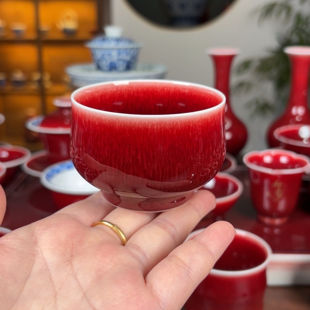 摆件景德镇高温原矿釉