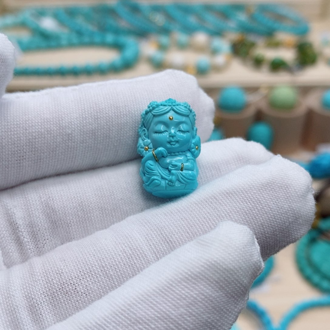 绿松石珠宝奇石未镶嵌