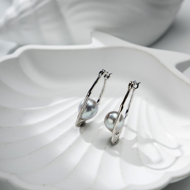 海水珍珠耳饰-XT5014|BZZ4