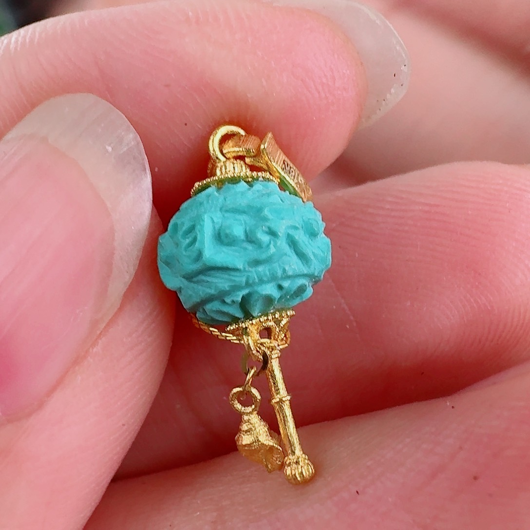 未镶嵌绿松石珠宝奇石