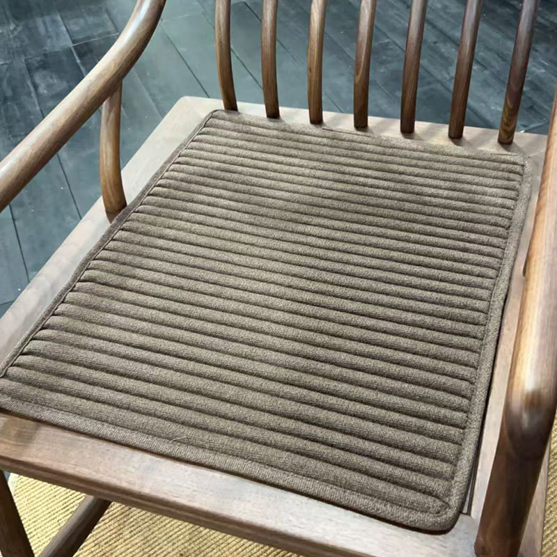 有清堂决明子棉麻新中式坐垫圈椅邀风椅四季通用防滑座垫单片