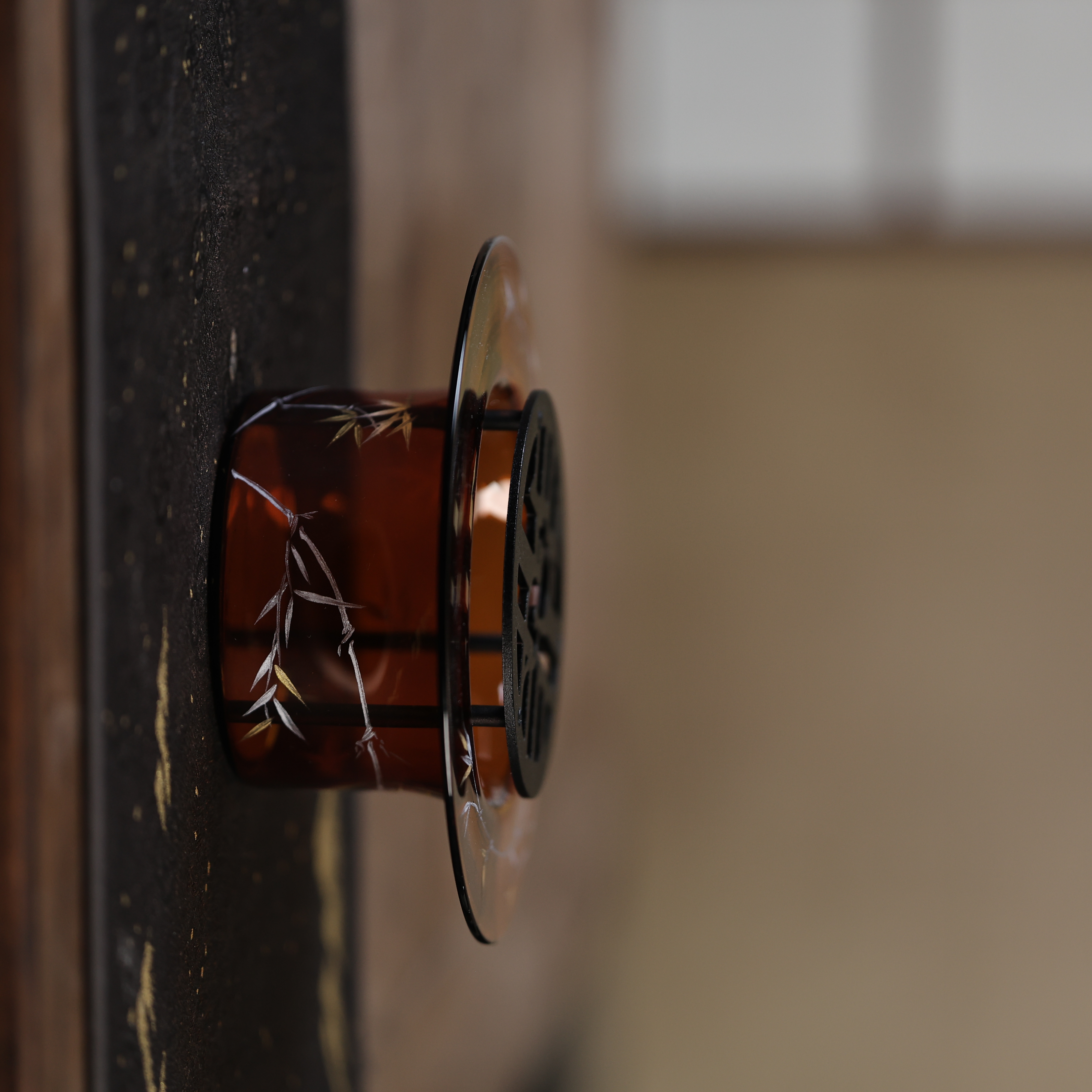 【悦生活】银竹-物肆-温茶器-直径14cm口径8cm高5cm（物肆0333）