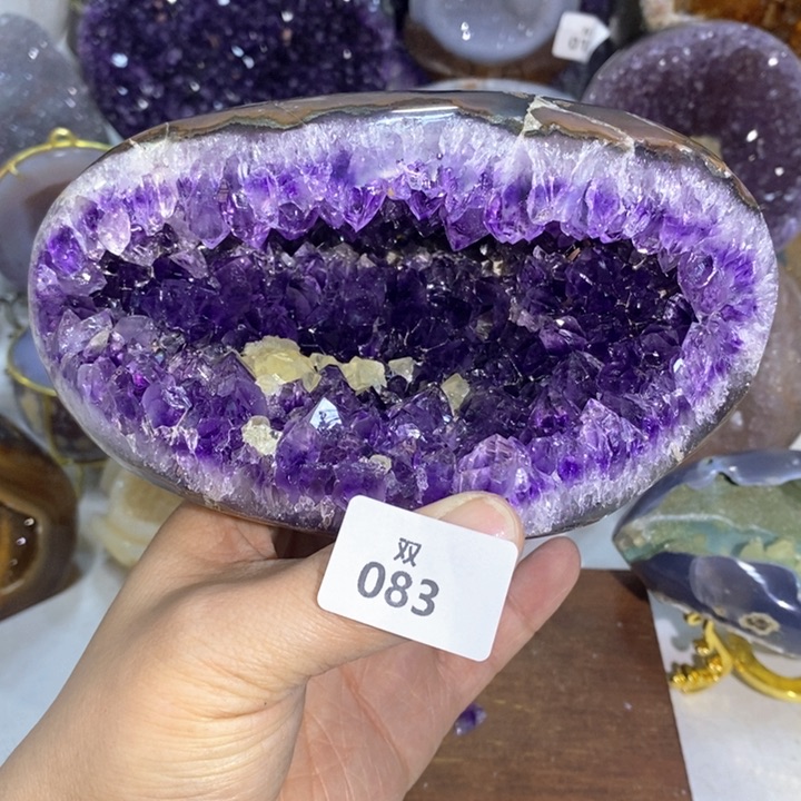 水晶大型摆件（非配饰）未镶嵌方解石
