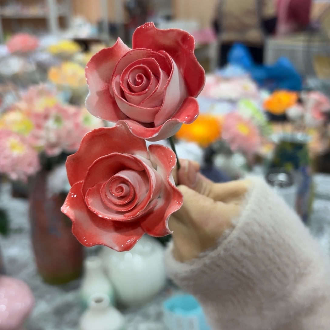 陶瓷花，20发货，退款拉黑