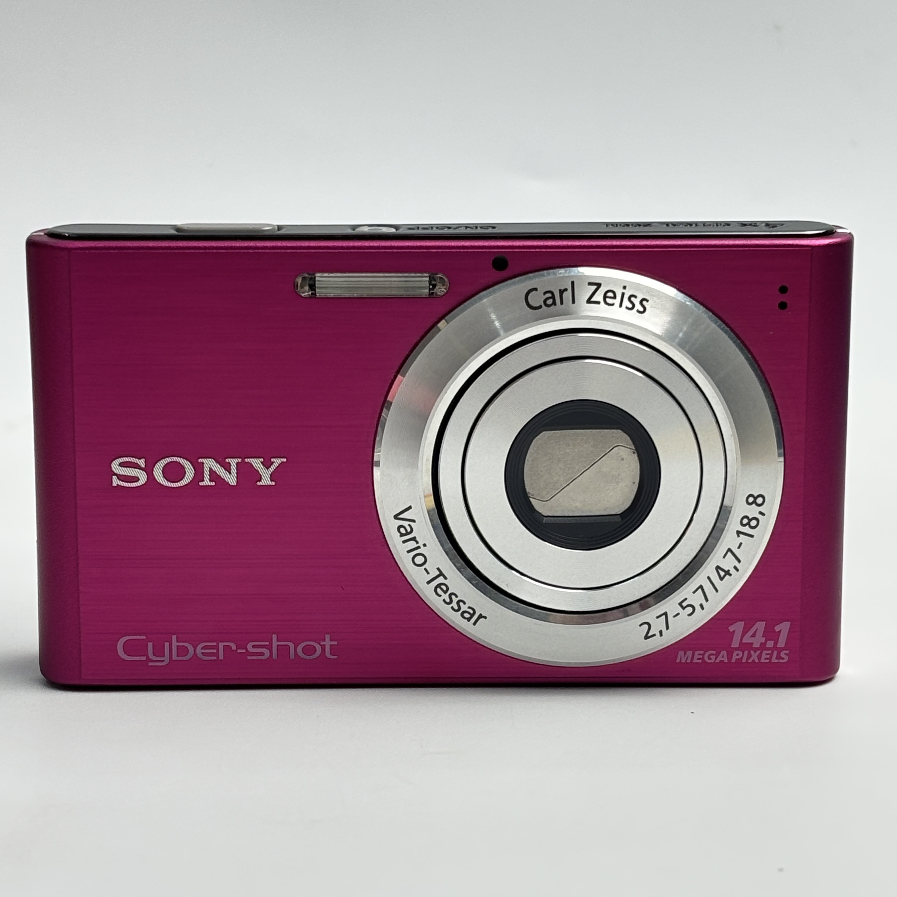 95新 Sony/索尼 w320粉色1410万像素4倍变焦复古ccd