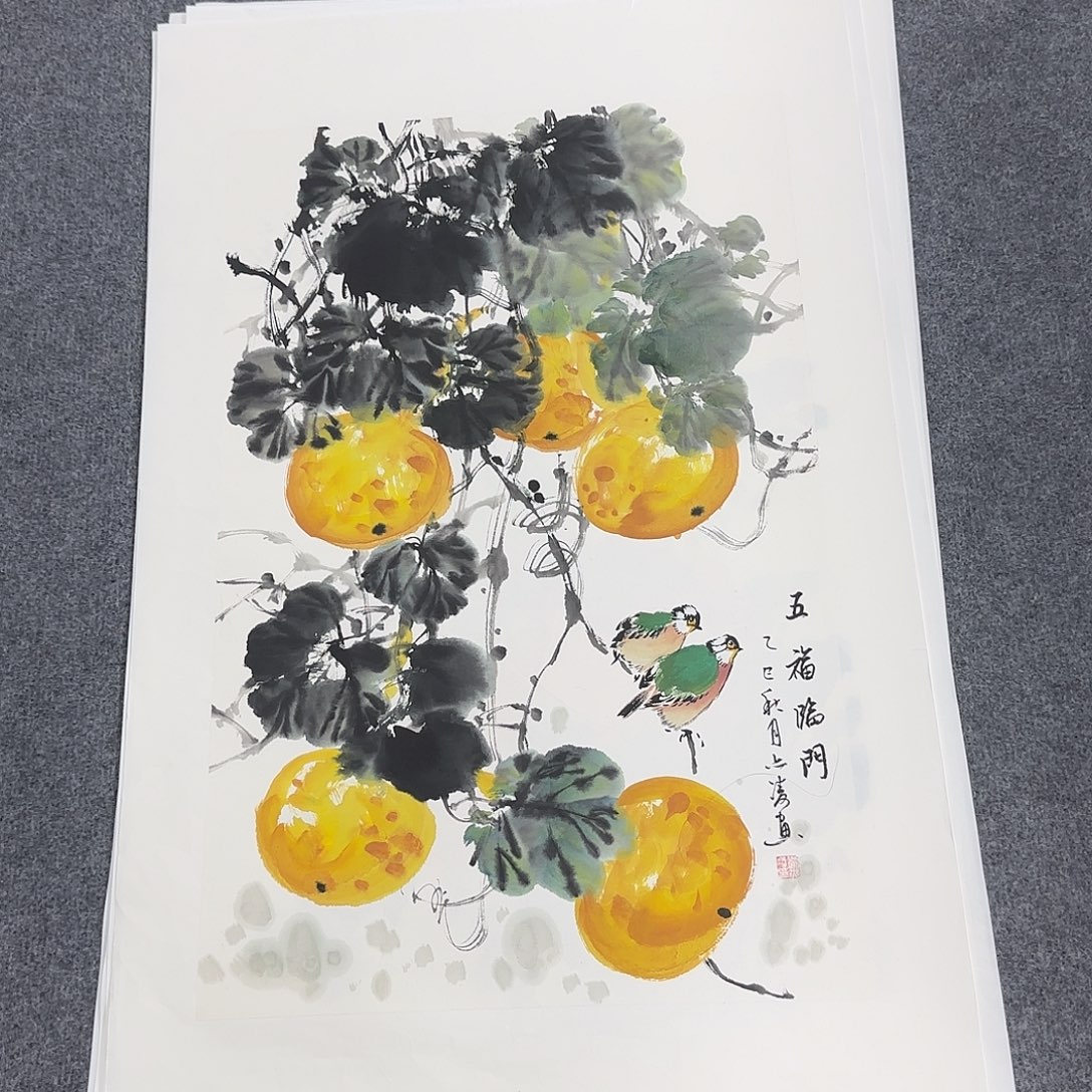 国画68*45纯手绘刘亦凌
