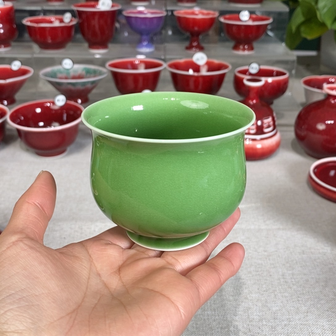 景德镇浅行窑翡翠釉