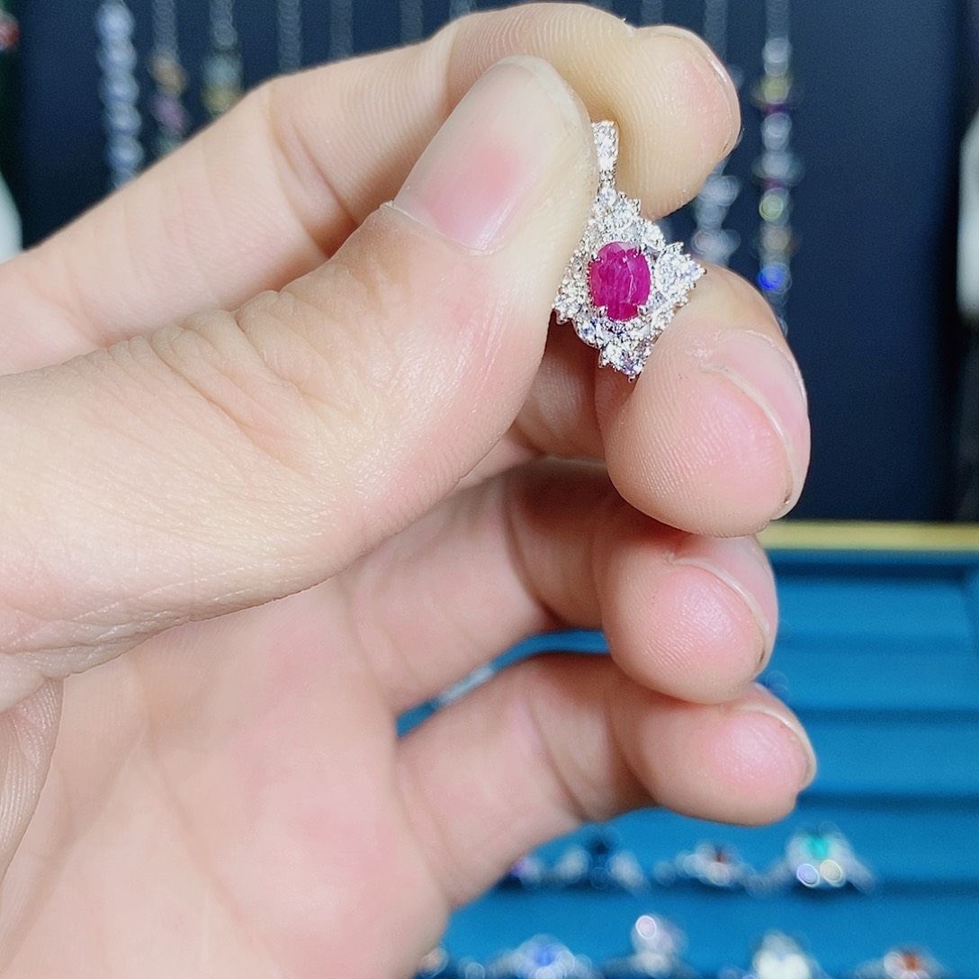 紫晶珠宝半成品银S925镶嵌