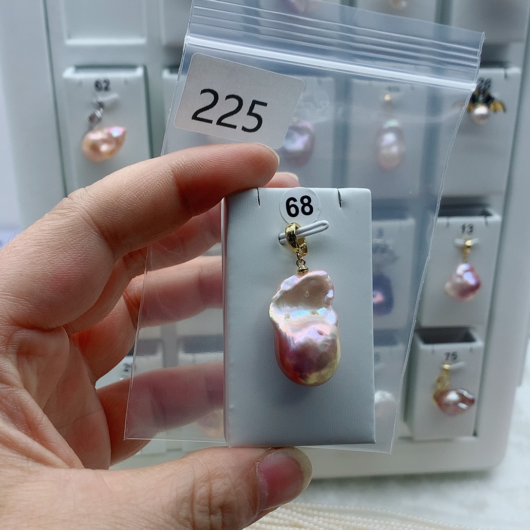 吊坠(不含链)淡水珍珠合金