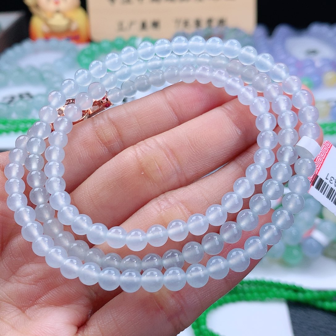 翡翠手链未镶嵌卡5