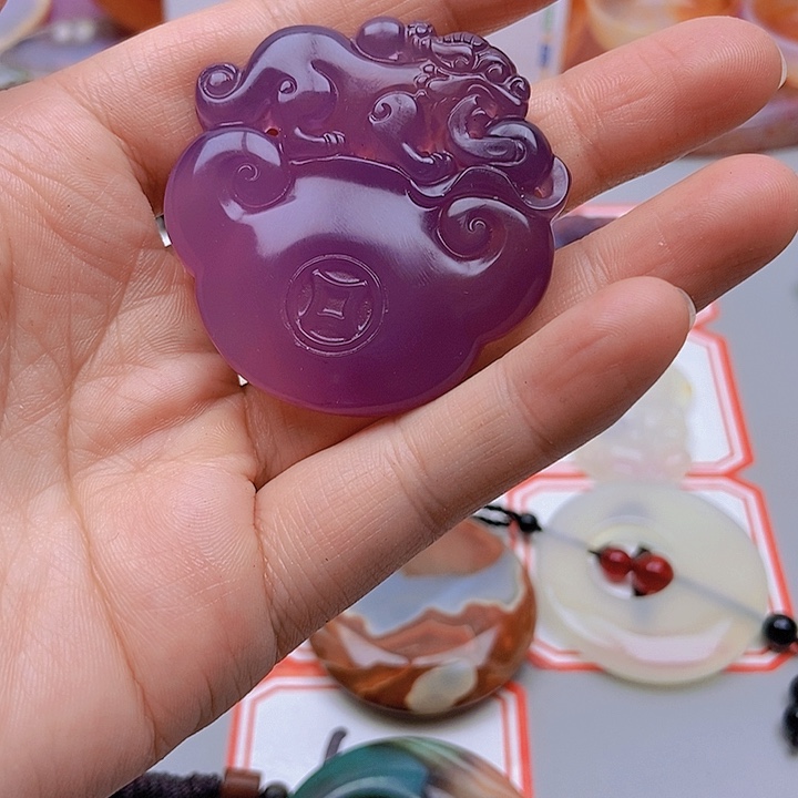 【闪购商品】玛瑙/玉髓珠宝半成品未镶嵌真*