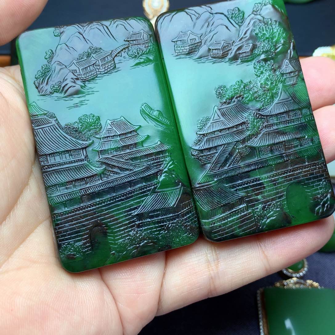 和田玉颈饰未镶嵌丙