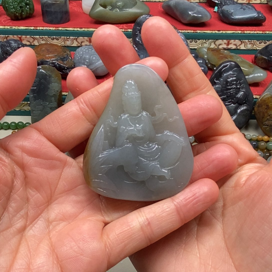 和田玉挂件未镶嵌朋*