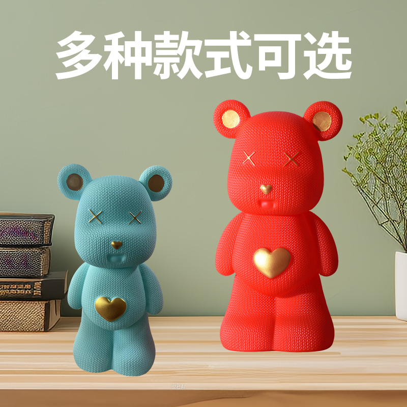 多种颜色，多种规格，搪胶材质存钱罐，摆件，孩子新春礼物首选