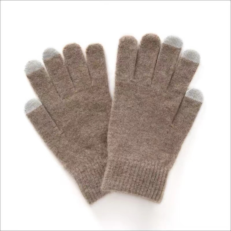 福利款 羊绒五指手套可触屏纯山羊绒男女同款（弹力丝触屏除外）