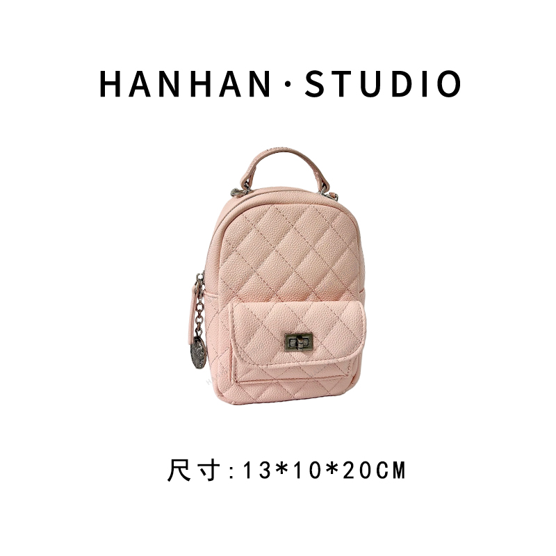 【尚恩CC】SD-5575-樱花粉 轻奢时尚复古气质百搭单肩腋下女包