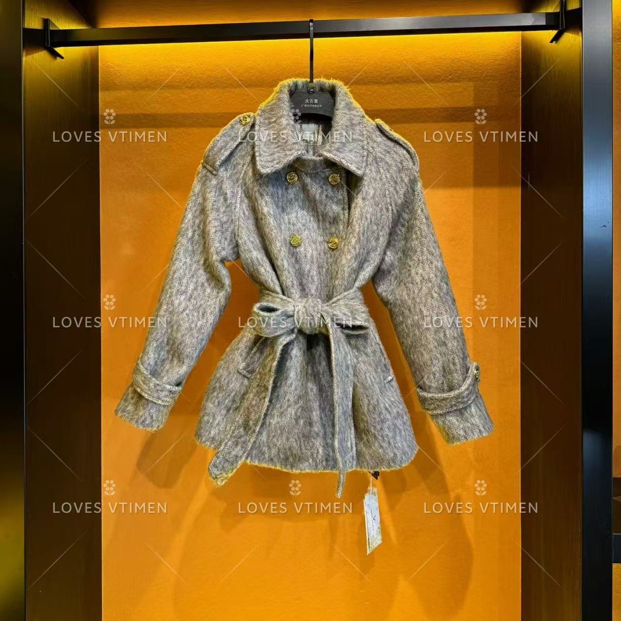 【小鬼专属】羽绒白鸭绒冬季设计师轻奢气质收腰羽绒服LOVES-A1332