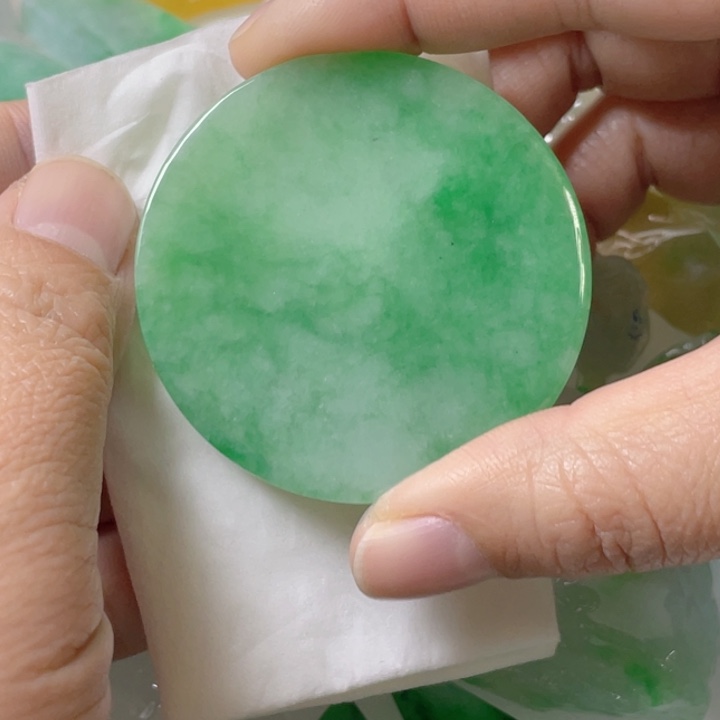 海***空定制翡翠未镶嵌包工