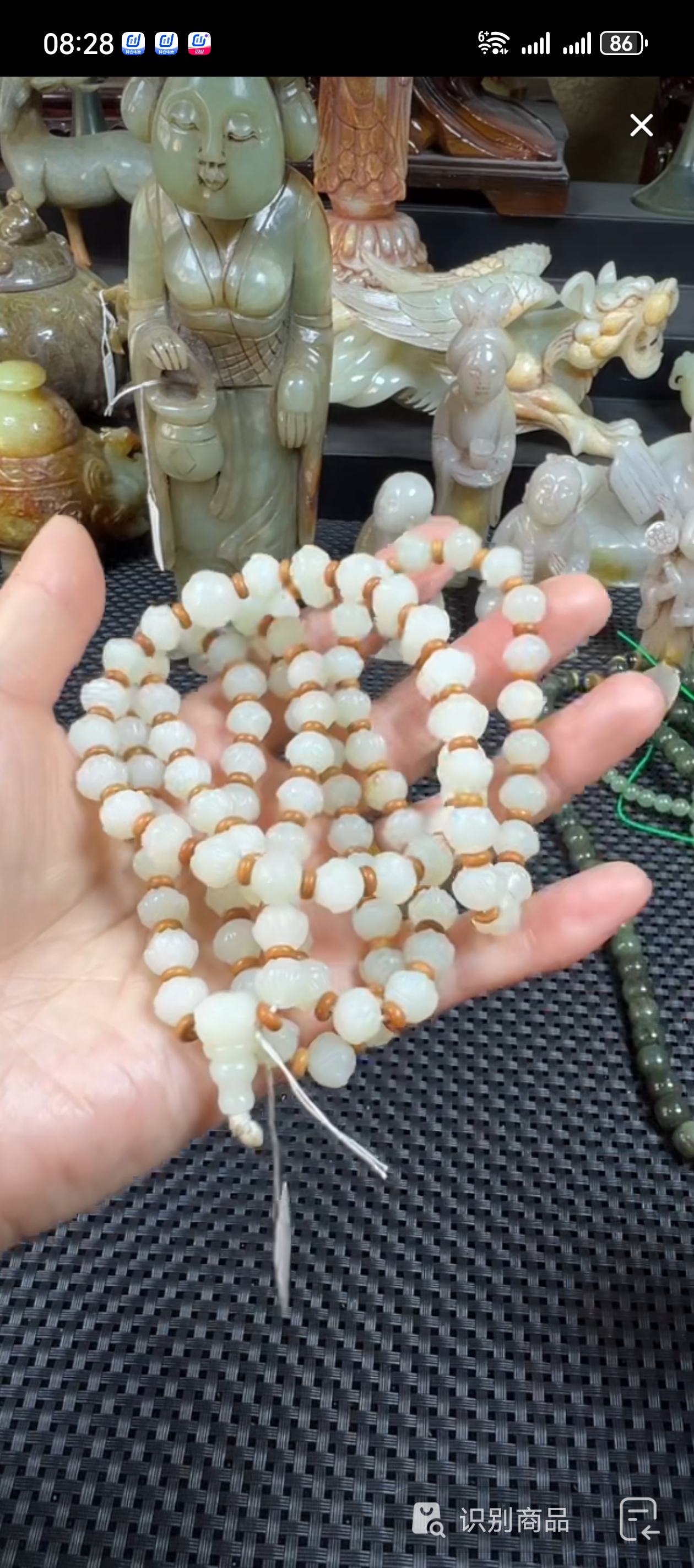 精品和田玉时尚手把件摆件吊坠手串