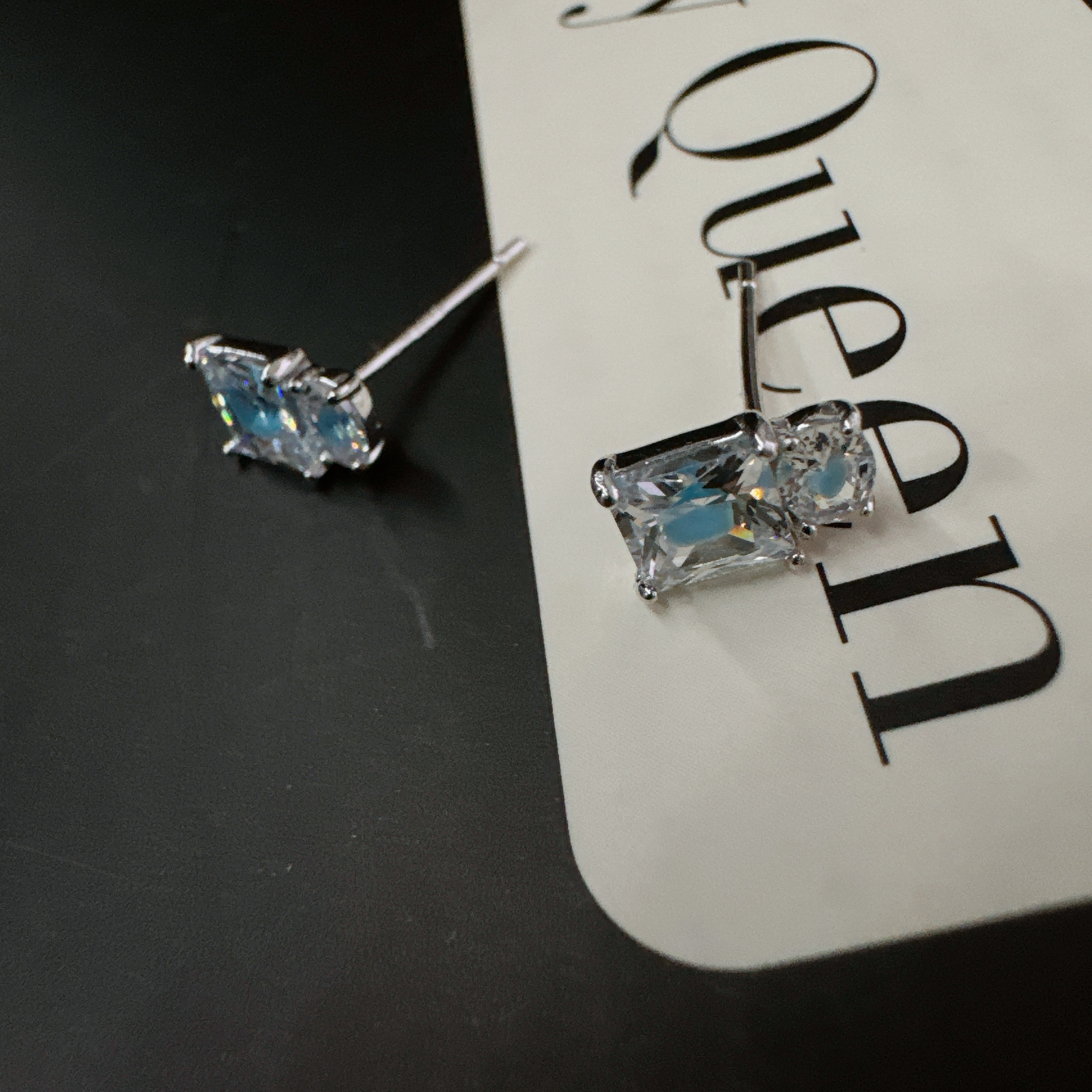 925银合成锆石耳饰 娜娜GemmyQueen耳环GQ02276