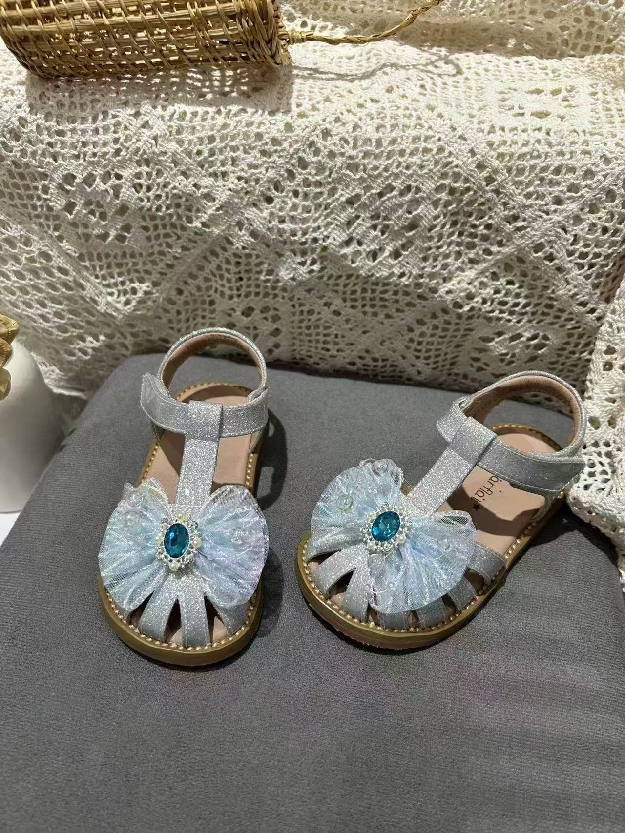 夏季新款韩系编制艾莎公主凉鞋集合