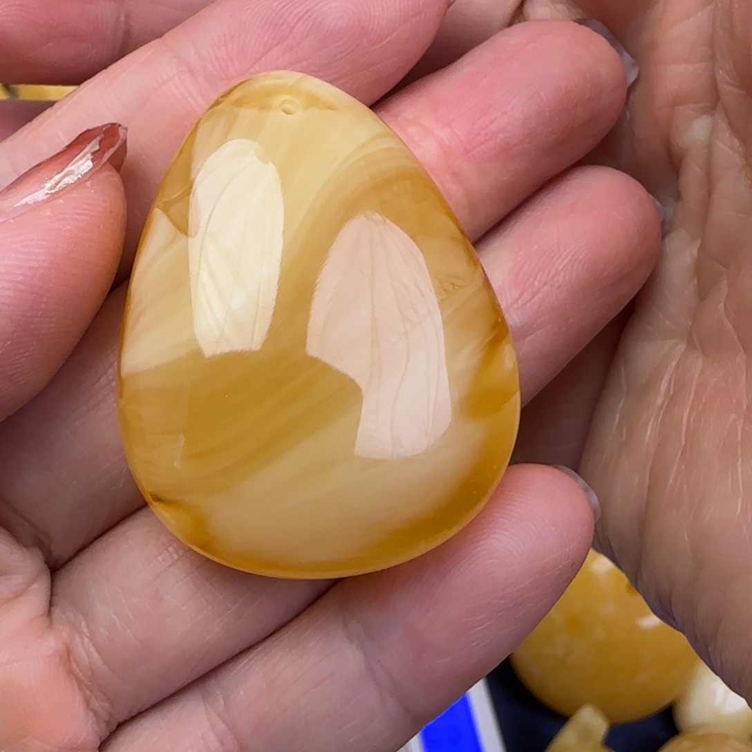 蜜蜡颈饰未镶嵌天然蜜蜡