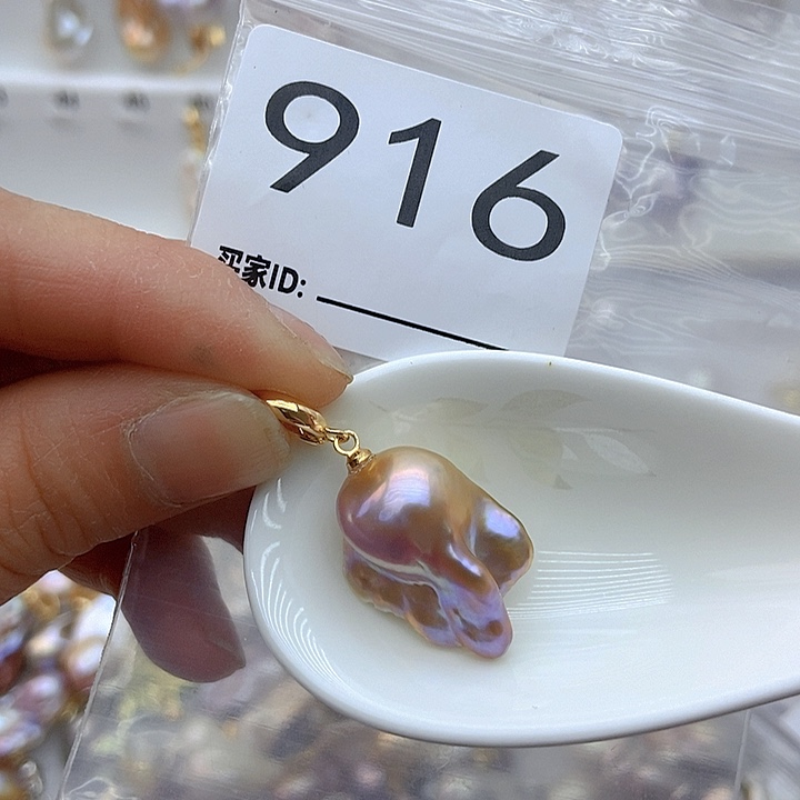 淡水珍珠颈饰银S925镶嵌