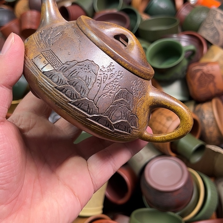 紫砂茶杯全手工紫砂主人杯